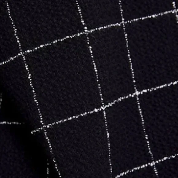 ✨ Ann Taylor LOFT Windowpane Puff Sleeve Shift Dress ✨ - Picture 3 of 3